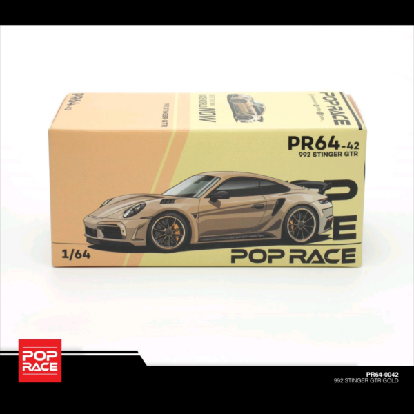 POP RACE PORCHE 992 STINGER GTR GOLD