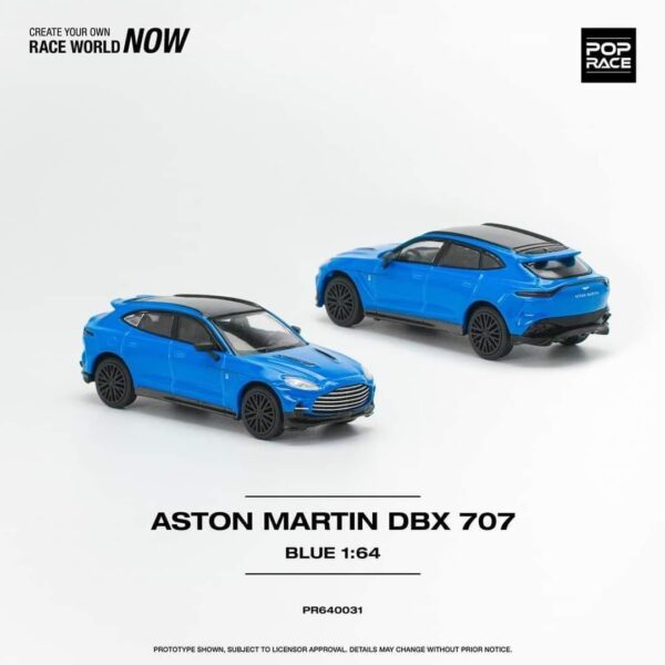 POP RACE ASTON MARTIN DBX BLUE