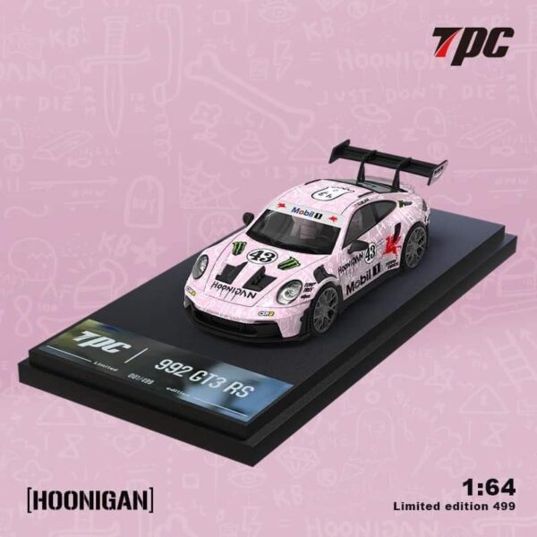 TPC PORCHE 911 GT3 RS HOONIGAN PINK #43 LIVERY