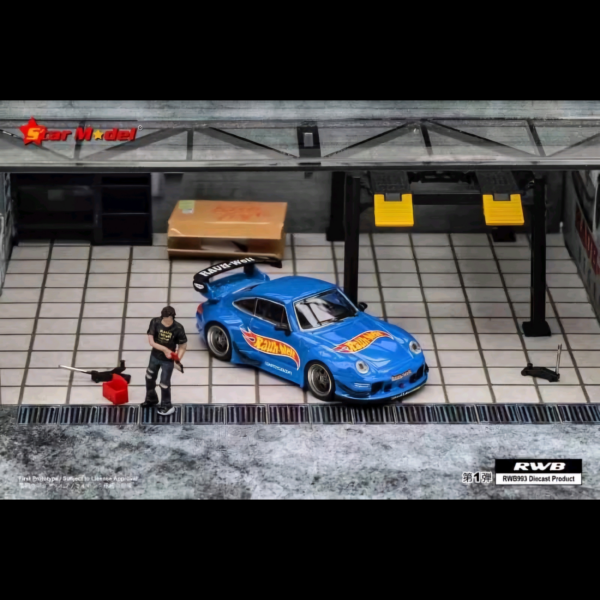 STAR MODEL PORCHE RWB 993 BLUE