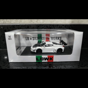 STAR MODEL FERRARI 458GT LB-SILHOUETTE WORKS WHITE WITH CARBON HOOD