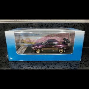 FUJI NISSAN SKYLINE GT-R R34 NISMO Z-TUNE HIGH WING MAGIC PURPLE/GREEN