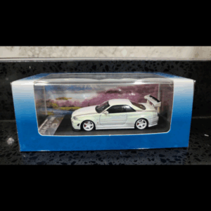 FUJI NISSAN SKYLINE GT-R R34 NISMO Z-TUNE HIGH WING WHITE PEARL