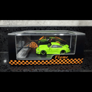 FLAME MODEL PORCHE RWB 964 NEON GREEN