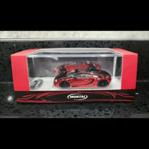 MORTAL BUGATTI VEYRON SUPERSPORT METALLIC RED/BLACK