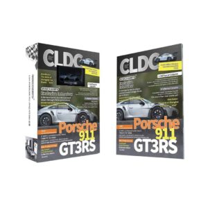 MINICHAMPS PORCHE 911 GT3 RS POLISHED METAL + MAGAZINE CLDC EXCLUSIVE