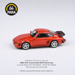 PARA 64 1986 RUF AUTOMOBILE BTR SLANTNOSE GUARDS RED