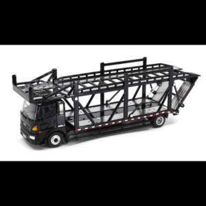 TINY CITY HINO RANGER 500 DOUBLE DECK BRIDGE CAR CARRIER BLACK