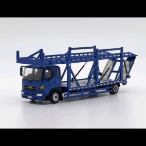 TINY CITY HINO RANGER 500 DOUBLE DECK BRIDGE CAR CARRIER BLUE