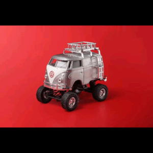 H.Y MODEL 1960 VOLKSWAGEN T1 4x4 RAW SILVER COCA-COLA LIVERY