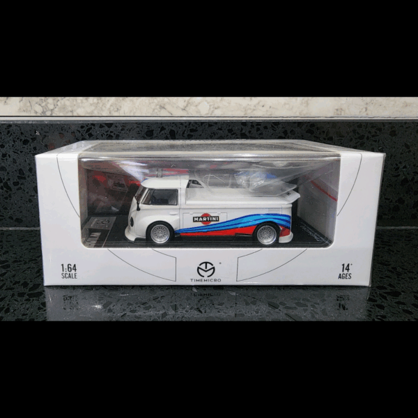 TIME MICRO VOLKSWAGEN T1 PICKUP MARTINI RACING LIVERY + EXTRA WHEELS