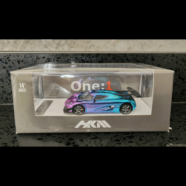 HKM KOENIGSEGG AGERA ONE:1 GRADIENT BLUE