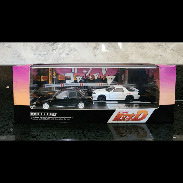 HI STORY MODELER’S INITIAL D 2 CAR SET KYOICHI SUDA LANCER EVO & RYOSUKE TAKAHASHI RX-7