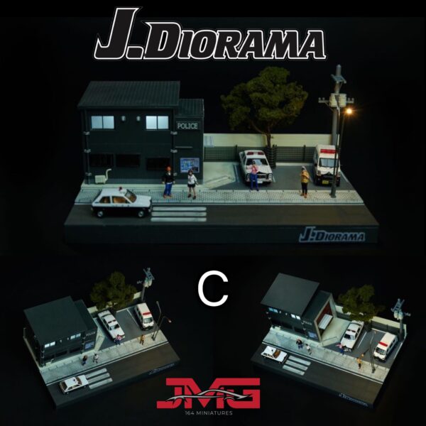 J DIORAMA 1.64 PREMIUM POLICE  DIORAMA