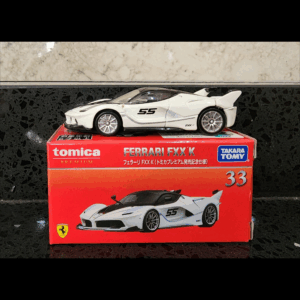 TOMICA PREMIUM FERRARI FXX-K EVO WHITE #55