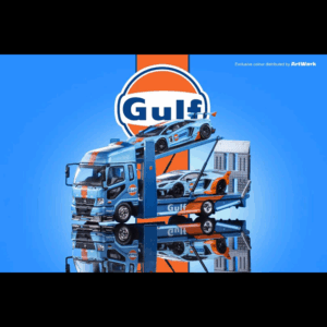 GCD FUSO DOUBLE DECKER TRUCK GULF LIVERY