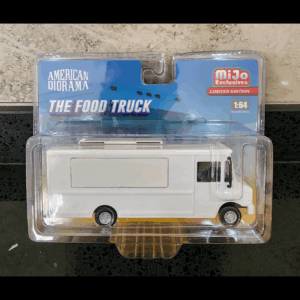 AMERICAN DIORAMA FOOD TRUCK WHITE MIJO EXCLUSIVE