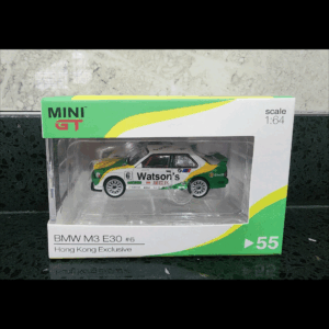 MINI GT BMW E30 M3 #6 WATSON'S LIVERY HONG KONG EXCLUSIVE