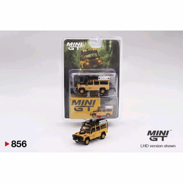 MINI GT LAND ROVER DEFENDER 110 1989 CAMEL TROPHY AMAZON TEAM TURKEY TURKEY EXCLUSIVE