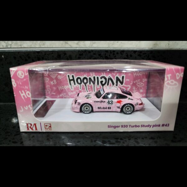 DCM PORCHE SINGER 930 TURBO STUDY HOONIGAN #43 PINK