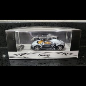 MORTAL BUGATTI VEYRON SUPERSPORT METALLIC BLACK/WHITE