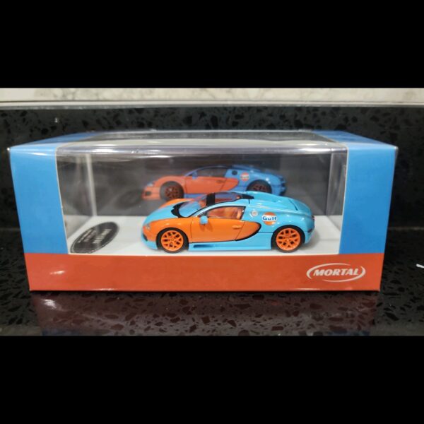 MORTAL BUGATTI VEYRON SUPERSPORT GULF LIVERY ORANGE WHEELS