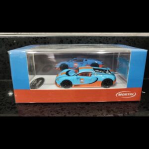 MORTAL BUGATTI VEYRON SUPERSPORT GULF LIVERY BLACK WHEELS