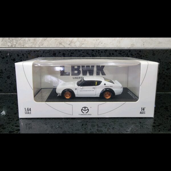 TIME MICRO LIBERTY WALK NISSAN SKYLINE 2000GT-R KPGC110 WHITE