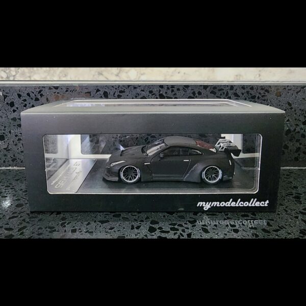MY MODEL COLLECT NISSAN SKYLINE GT-R R35 LIBERTY WALK MATTE BLACK