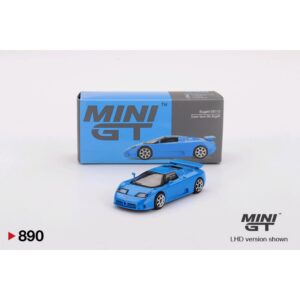 MINI GT BUGATTI EB110 SUPERSPORT BLU BUGATTI