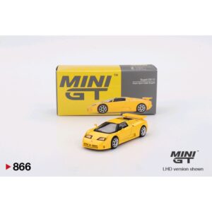 MINI GT BUGATTI EB110 SUPER SPORT GIALLO BUGATTI