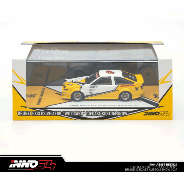 INNO 64 TOYOTA SPRINTER TRUENO AE86 BRUNEI EVENT EXCLUSIVE MODEL