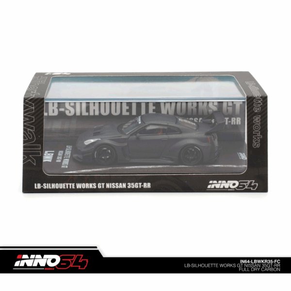 INNO 64 LB-SILHOUETTE WORKS GT NISSAN 35GT-RR FULL DRY CARBON BLACK