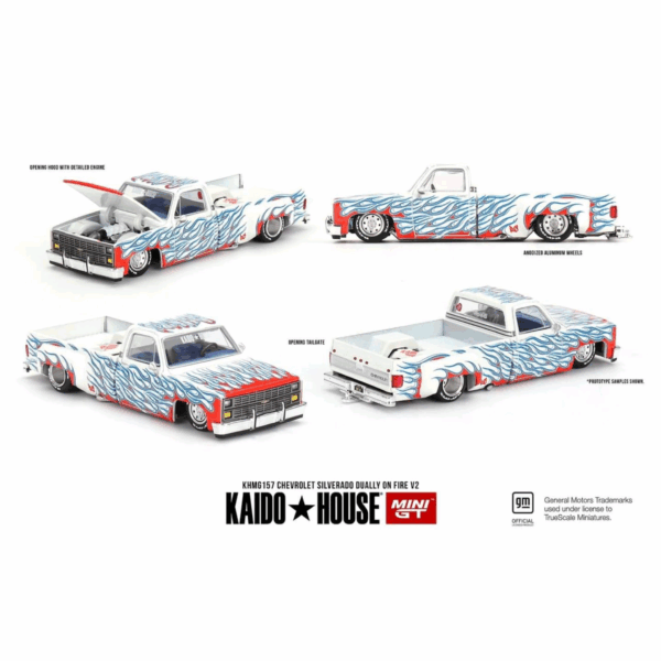 KAIDO★HOUSE CHEVROLET SILVERADO DUALLY ON FIRE V2