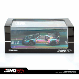 INNO 64 FERRARI F40 LIBERTY WALK CHROME SILVER *CHASE CAR*