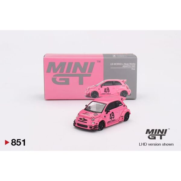 MINI GT LIBERTY WALK ABARTH 595 PINK
