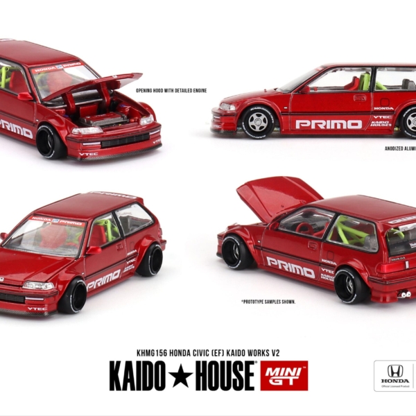 KAIDO★HOUSE HONDA CIVIC EF KAIDO WORKS V2 RED