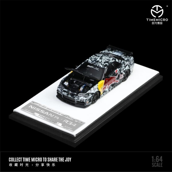 TIME MICRO NISSAN SKYLINE GT-R R34 Z-TUNE REDBULL LIVERY
