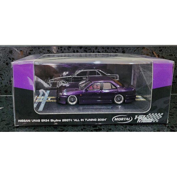 MORTAL NISSAN SKYLINE URAS ER34 25G-T PURPLE 2024 ALL IN TUNING SHOW EXCLUSIVE